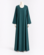 Mørkegrønn Premium Nida Abaya