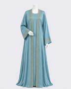 Turkis Korean Nida Dobbel Abaya