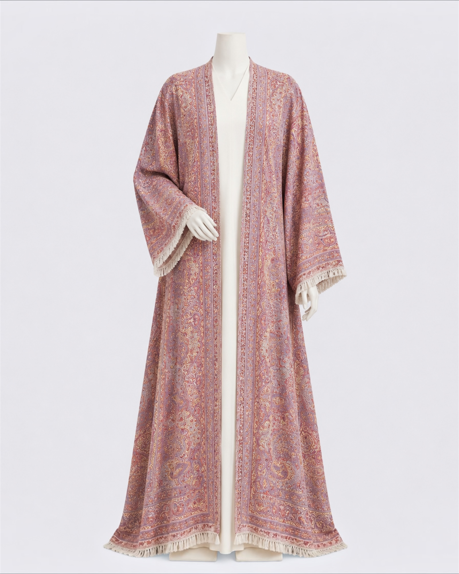 Rose Pashmina Abaya