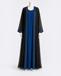 Sapphire Chiffon Abaya Set