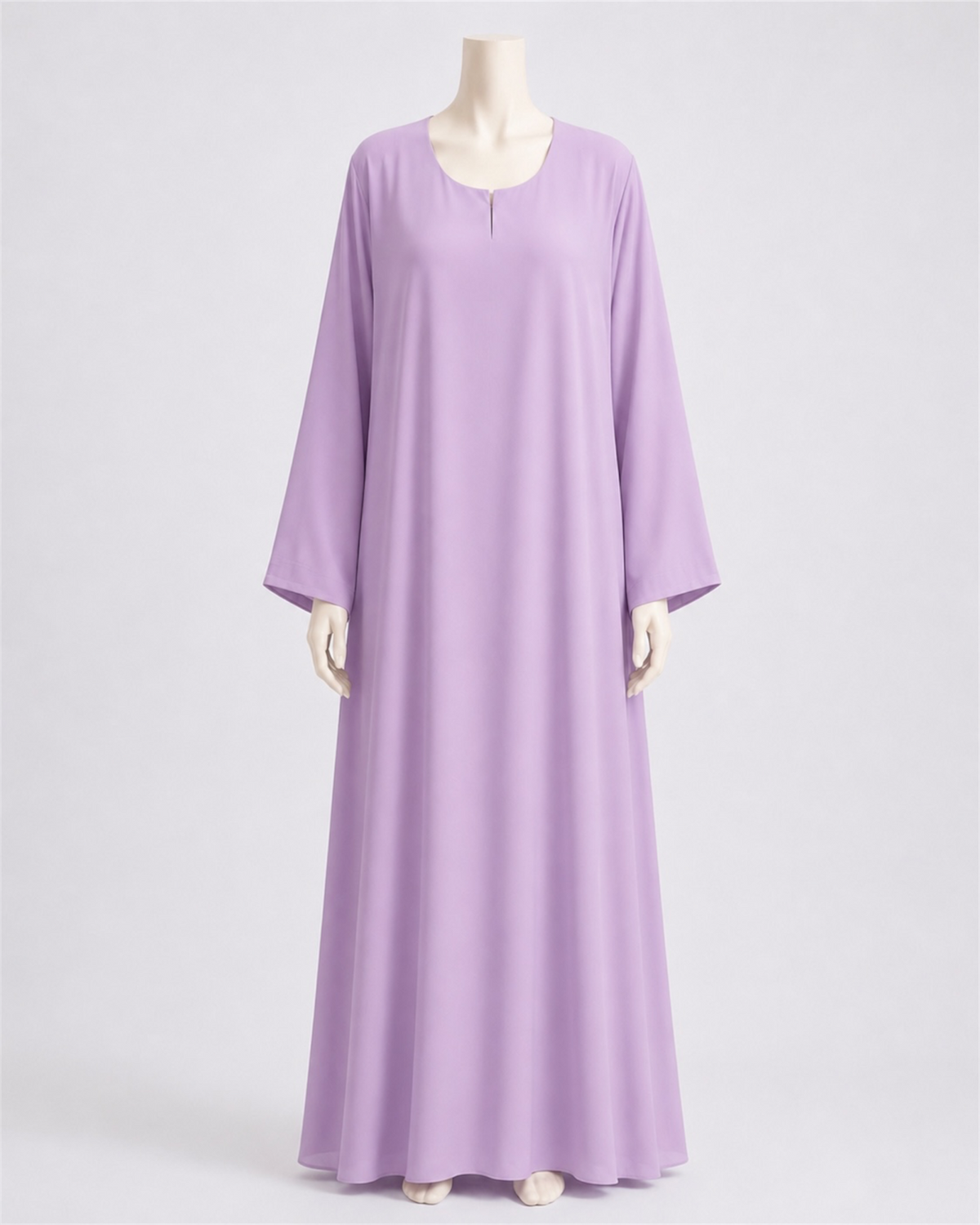 Lilac Chiffon Abaya Set