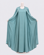 Turkis Korean Nida Dobbel Abaya