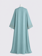 Turkis Korean Nida Dobbel Abaya